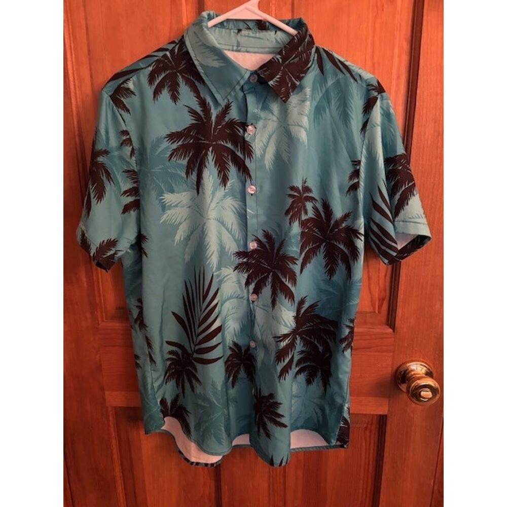 SHEIN Men’s Floral Short Sleeve Shirt Size Small